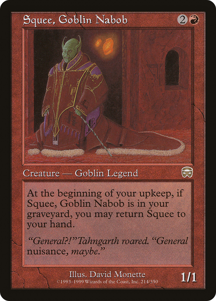 Squee, Goblin Nabob (MMQ-214) - Mercadian Masques Foil