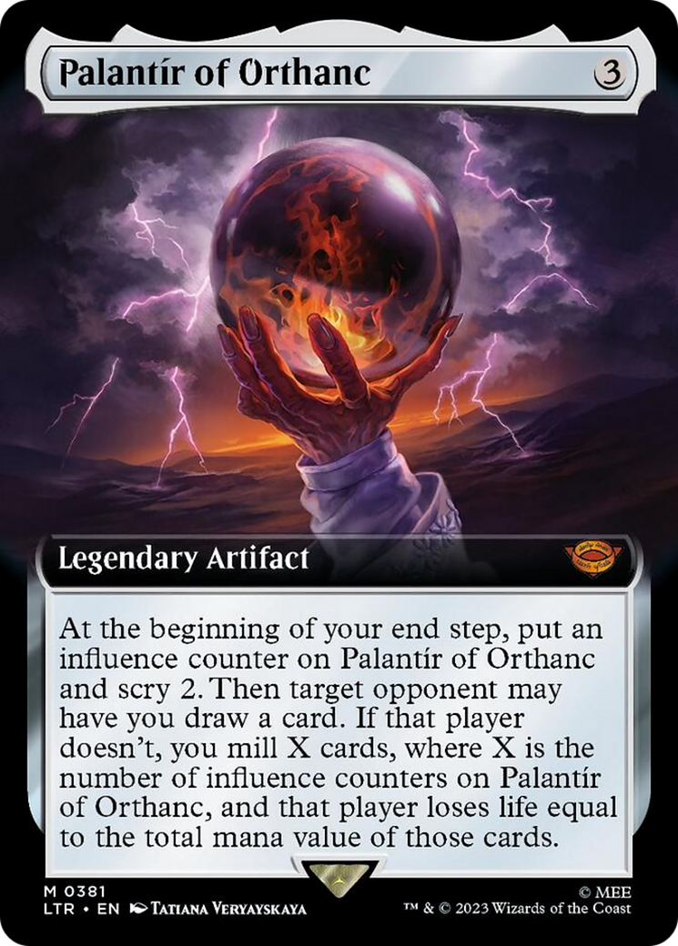 PalantÃ­r of Orthanc (LTR-381) - The Lord of the Rings: Tales of Middle-earth: (Extended Art) Foil