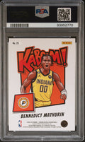 2022/23 Panini Crown Royale Bennedict Mathurin #25 KABOOM! PSA 10