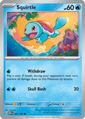 Squirtle 7 Sv Scarlet And Violet 151 Reverse Holofoil