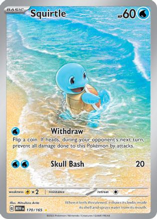 Squirtle 170 Sv Scarlet And Violet 151 Holofoil