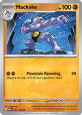 Machoke 067 165 67 Sv Scarlet And Violet 151 Reverse Holofoil