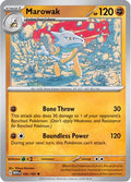 Marowak 105 Sv Scarlet And Violet 151 Holofoil