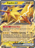Zapdos Ex 145 165 145 Sv Scarlet And Violet 151 Holofoil