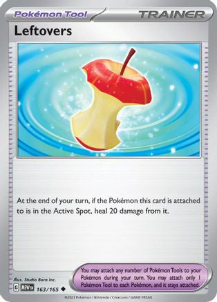 Leftovers 163 Sv Scarlet And Violet 151 Reverse Holofoil
