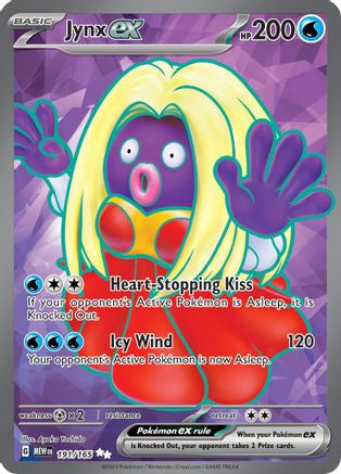 Jynx Ex 191 165 191 Sv Scarlet And Violet 151 Holofoil