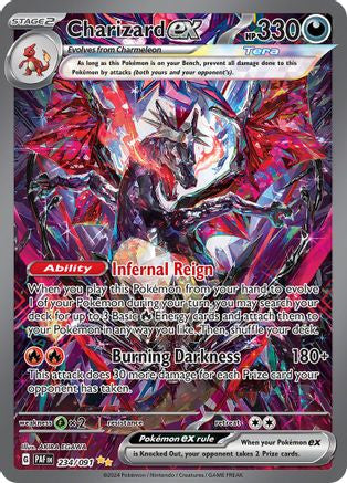 Charizard Ex 234 Sv Paldean Fates Holofoil