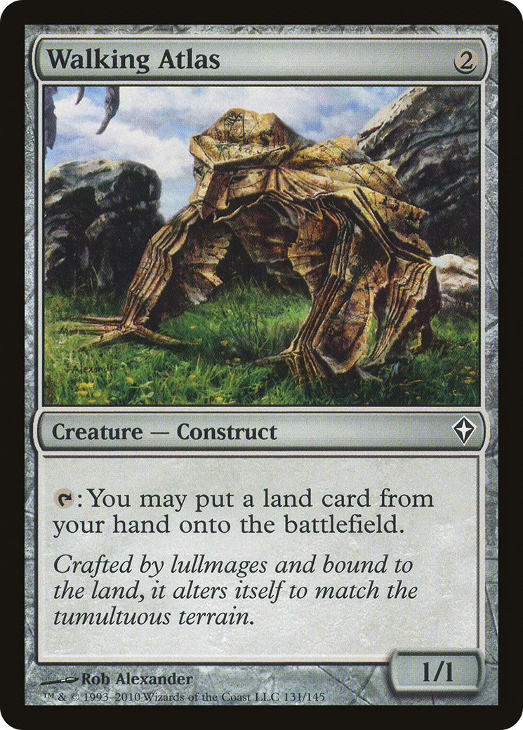 Walking Atlas (WWK-131) - Worldwake Foil