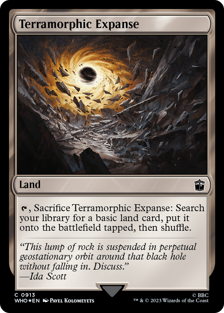 Terramorphic Expanse (WHO-913) - Doctor Who Foil