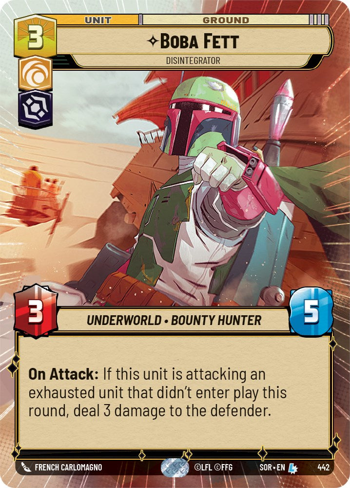 Boba Fett - Disintegrator (Hyperspace) - 442 - (Spark of Rebellion)