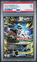 M Tyranitar EX Full Art PSA 7 2015 Pokemon XY Ancient Origins #92