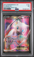 Mew EX Full Art PSA 1 2012 Pokemon Black & White Dragons Exalted #120 POP 19