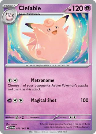 Clefable 79 Sv06 Twilight Masquerade