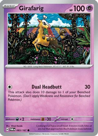 Girafarig 83 Sv06 Twilight Masquerade