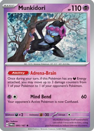 Munkidori 95 Sv06 Twilight Masquerade Reverse Holofoil