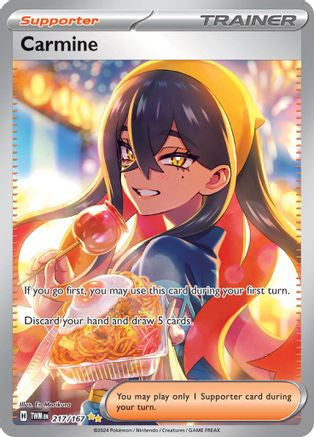 Carmine 217 Sv06 Twilight Masquerade Holofoil Lp
