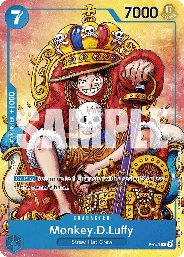 Monkey.D.Luffy (Convention Promo 2024) - P-043 - (One Piece Promotion Cards)