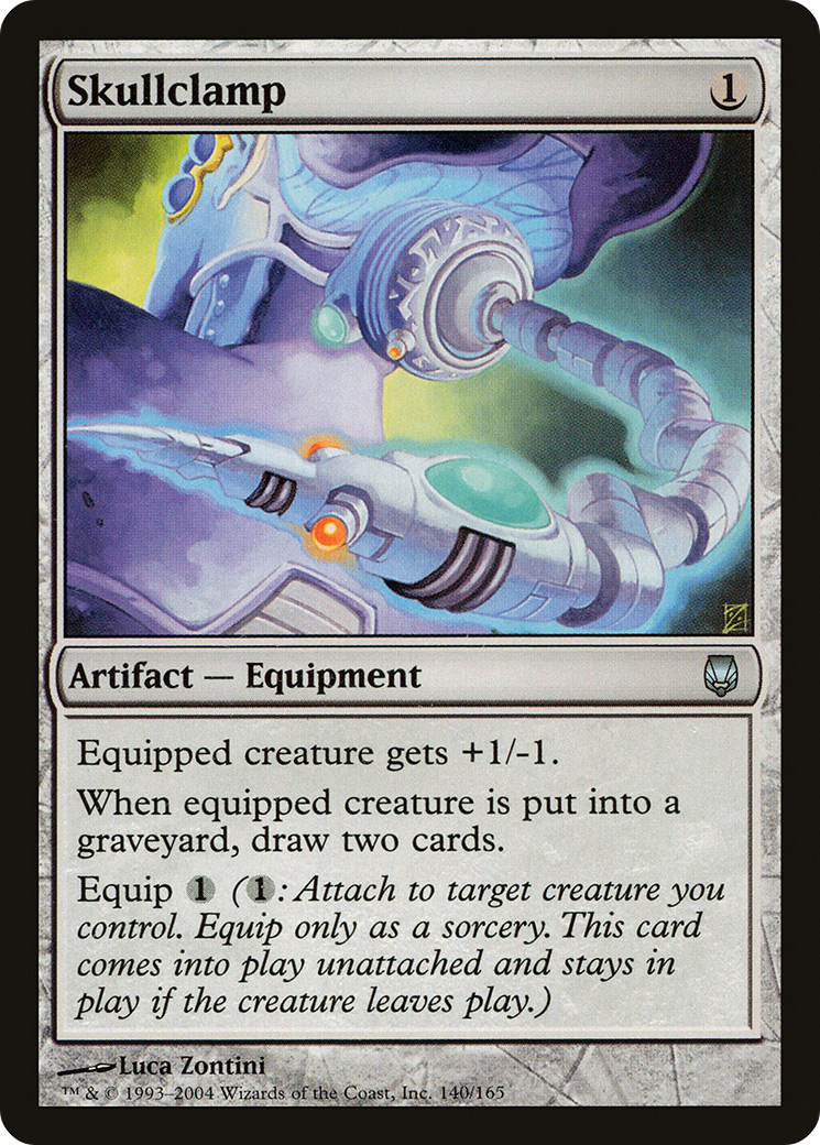 Skullclamp (DST-140) - Darksteel Foil