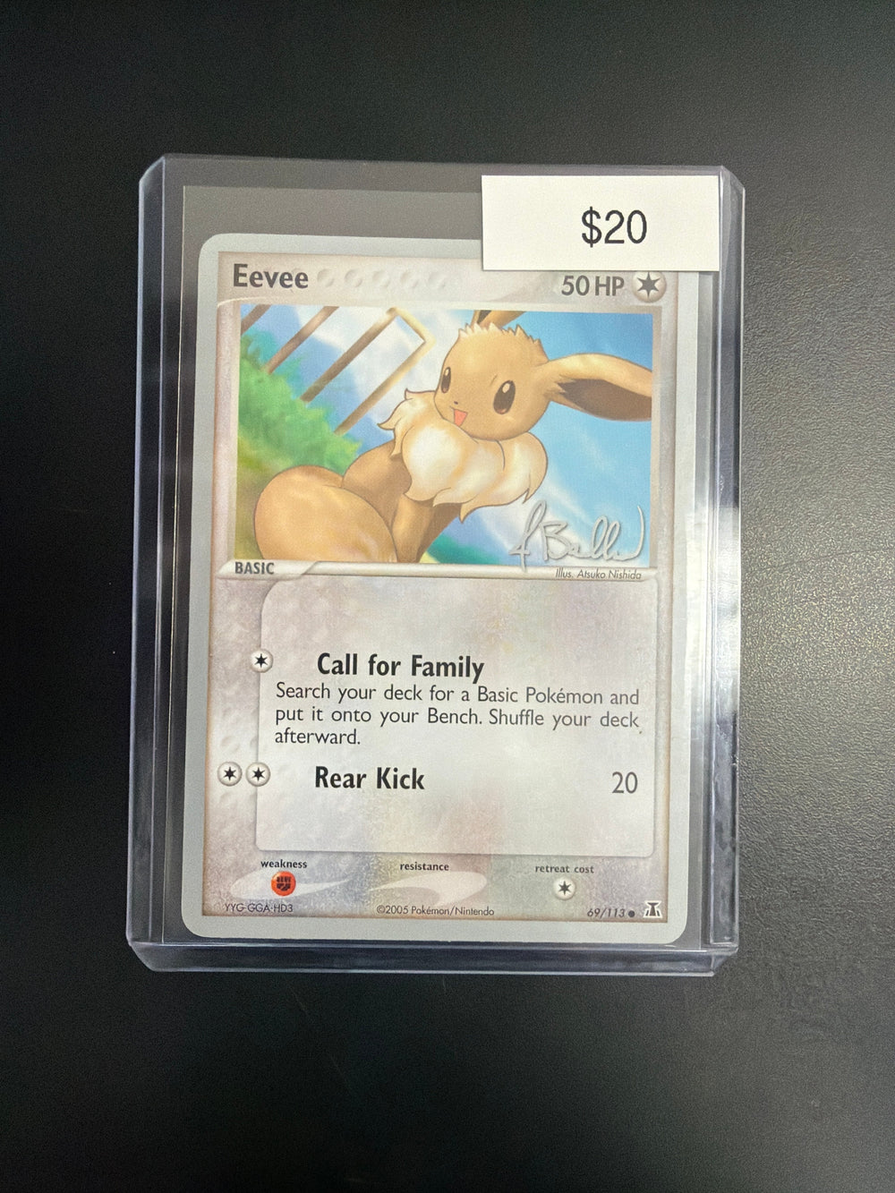 Pokemon Eevee EX 2006 Worlds Promo #69/113