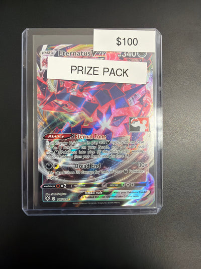 Pokemon Prize Pack Eternatus VMAX Stamped #117/189