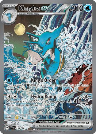 Kingdra Ex 131 Sv Scarlet Violet Promo Cards Holofoil