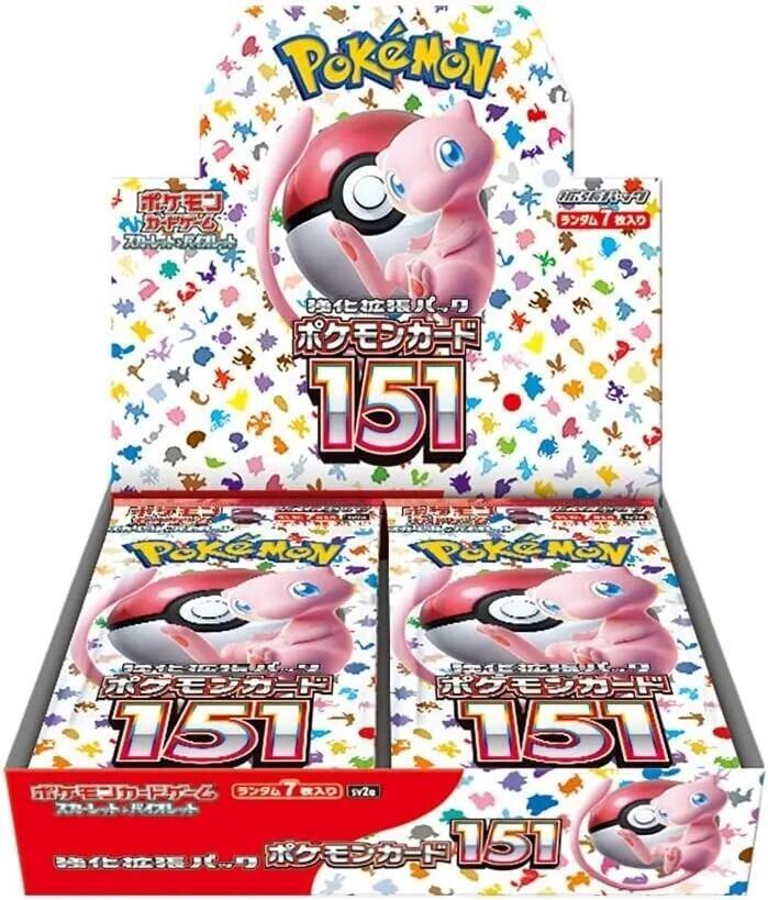 Pokemon Japanese - Scarlet & Violet SV2A - NO SHRINK - 151 Booster Box