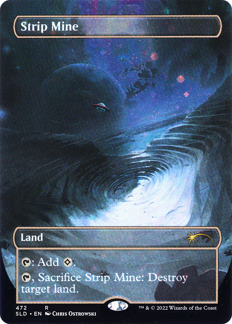 Strip Mine (SLD-472) - Secret Lair Drop (Borderless) Foil