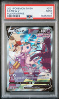 Mew V Fusion Strike PSA 9 2021 Pokemon Sword & Shield Fusion Strike #251