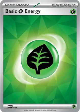 Basic Grass Energy 009 9 Sve Scarlet Violet Energies Holofoil