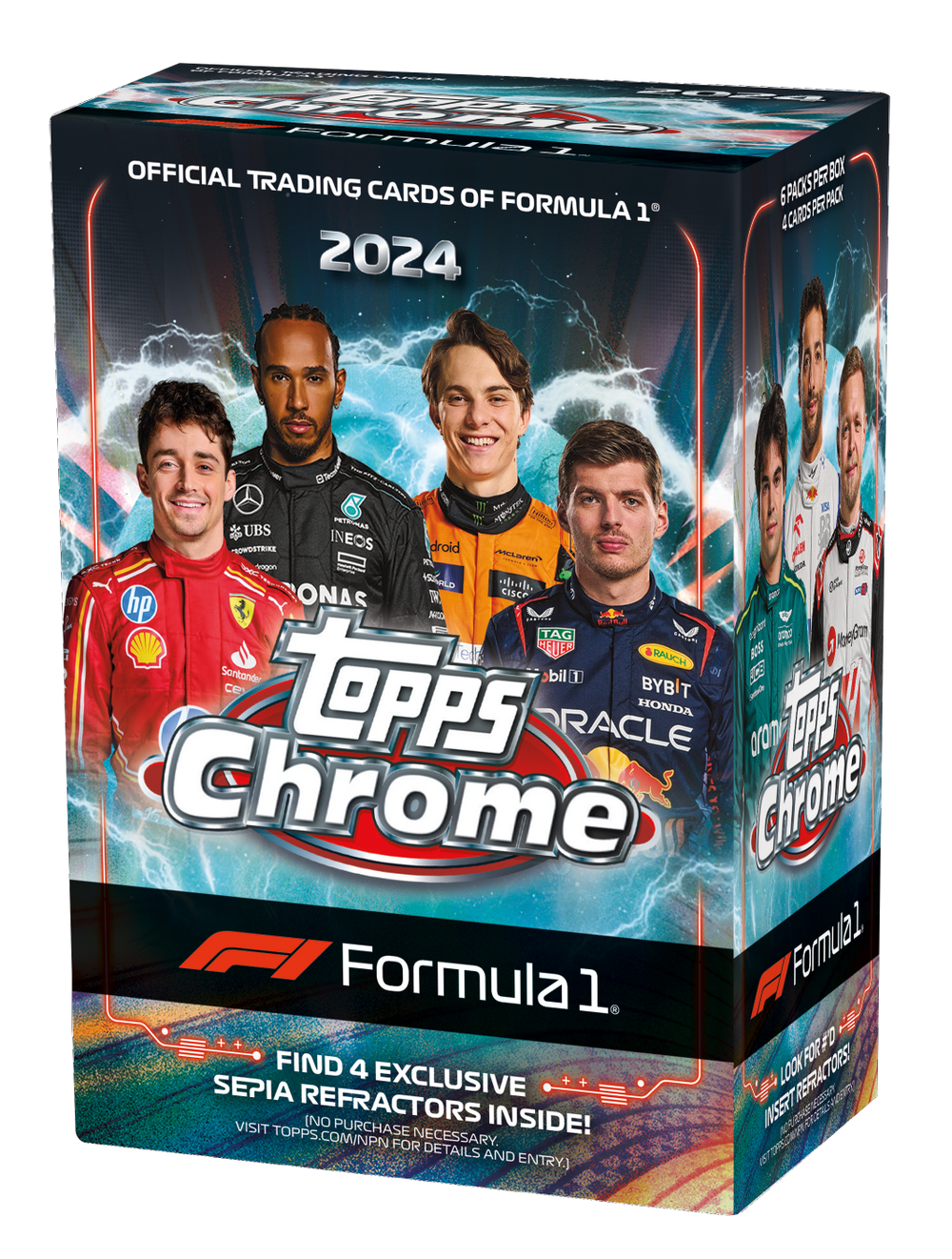 2024 Topps Chrome Formula 1 Racing Blaster Box