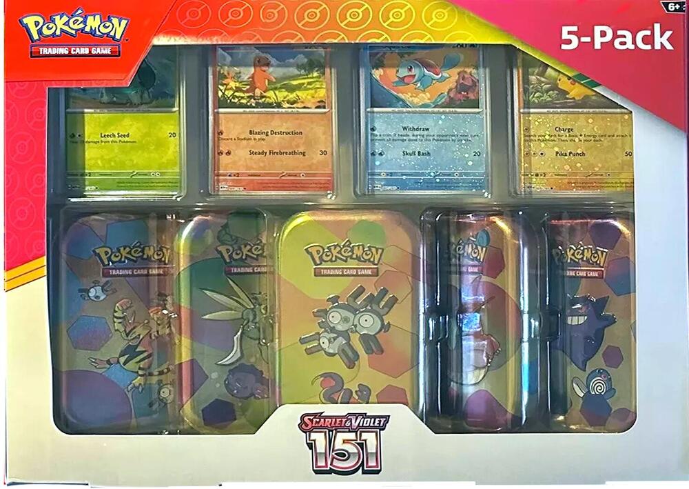 Pokemon: Costco Pokemon Scarlet & Violet 151 Mini Tin 5-pack (Magneton)