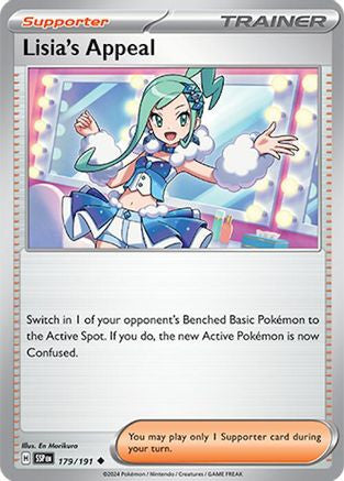 Lisia's Appeal 179 Sv08 Surging Sparks Reverse Holofoil