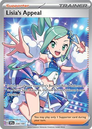 Lisia's Appeal 234 Sv08 Surging Sparks Holofoil