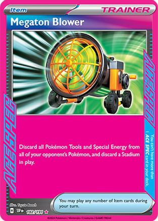 Megaton Blower 182 Sv08 Surging Sparks Holofoil