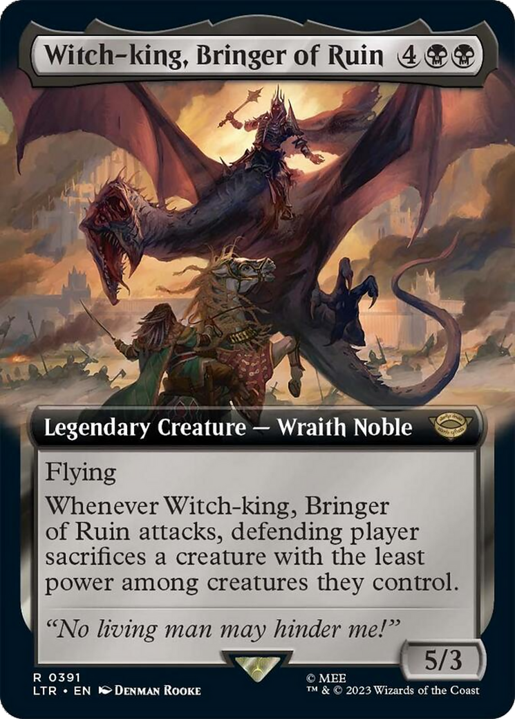 Witch-king, Bringer of Ruin - The Lord of the Rings: Tales of Middle-earth: (Extended Art) Foil