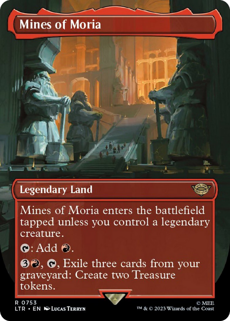 Mines of Moria (LTR-753) - The Lord of the Rings: Tales of Middle-earth (Borderless) Foil