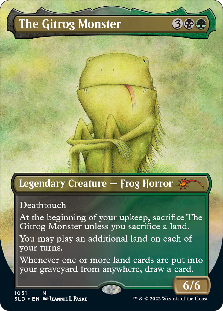 The Gitrog Monster (SLD-1051) - Secret Lair Drop (Borderless) Foil