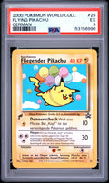 Flying Pikachu PSA 5 2000 Pokemon Pikachu World Collection #25 German
