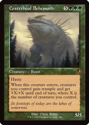Craterhoof Behemoth (Retro Frame) (INR-480) - Innistrad Remastered
