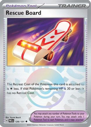 Rescue Board Poke Ball Pattern 126 Sv Prismatic Evolutions Holofoil