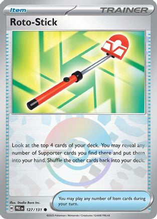 Roto Stick Poke Ball Pattern 127 Sv Prismatic Evolutions Holofoil