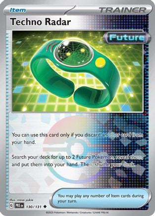 Techno Radar Poke Ball Pattern 130 Sv Prismatic Evolutions Holofoil