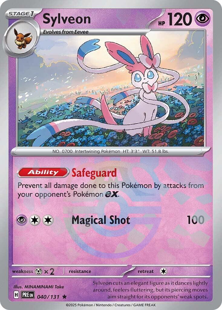 Sylveon (Master Ball Pattern) - 040/131 - (SV: Prismatic Evolutions)