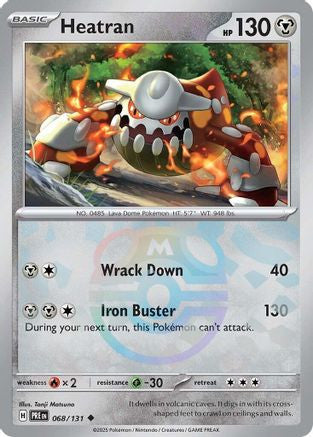 Heatran Master Ball Pattern 68 Sv Prismatic Evolutions Holofoil