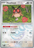 Hoothoot Master Ball Pattern 77 Sv Prismatic Evolutions Holofoil