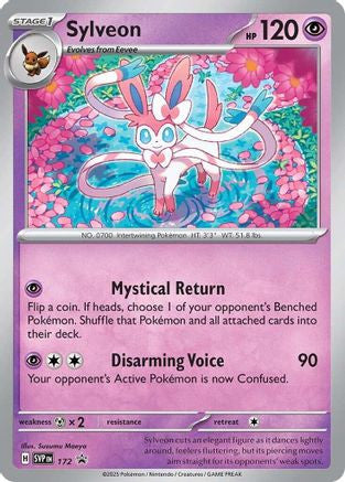 Sylveon 172 Cosmo Holo Sv Scarlet Violet Promo Cards Holofoil