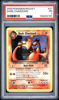 Dark Charizard PSA 1 2000 Pokemon Rocket #21