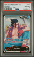 Smoker Alternate Art PSA 10 2025 One Piece Op10 Royal Blood #001
