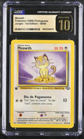 Meowth CGC Pristine 10 2000 Jungle 1st Edition #56/64