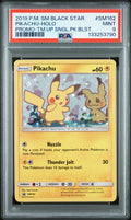 Pikachu Holo Promo PSA 9 2019 Pokemon Team Up Black Star Promo #SM162